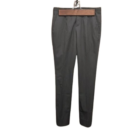 Marni - Women's Wool Twill Charcoal Trousers with Belt Loop - Size 42 - Picture 10 of 11